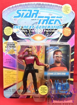 TNG Lieutenant (JG) Geordi La Forge Skybox Figure Unpunched