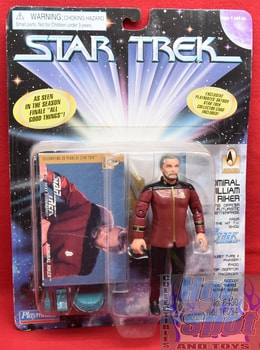 TNG 1996 Admiral William T. Riker Figure