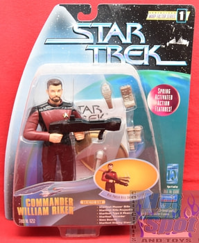 Warp Factor Series 1 Commander William Riker Figure