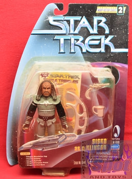 Warp Factor Series 2 Sisko as a Klingon Figure