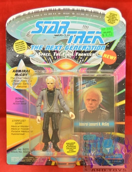 TNG Admiral McCoy Figure Unpunched Cardback