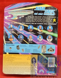 TNG Lieutenant Commander Deana Troi Figure Unpunched Cardback