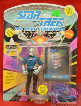 TNG Mordock the Benzite Figure Unpunched Cardback