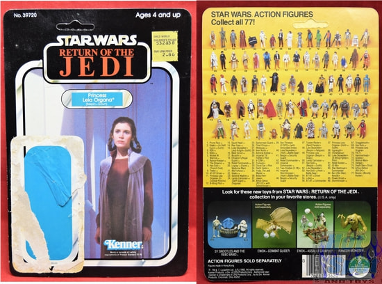 Leia Organa Bespin Gown Kenner Card Backer