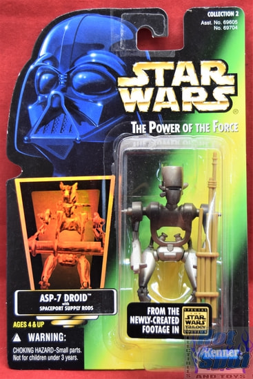 ASP-7 Droid Power of the Force Loose Star Wars 