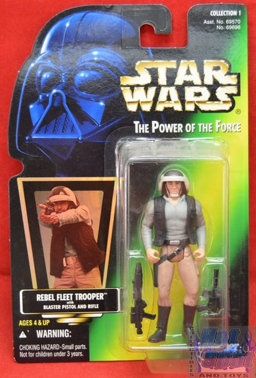 Green Card Rebel Fleet Trooper Figure