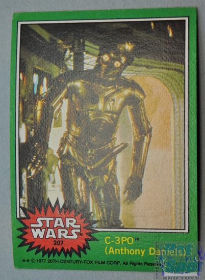 Star Wars GC C-3PO Error Card Vintage