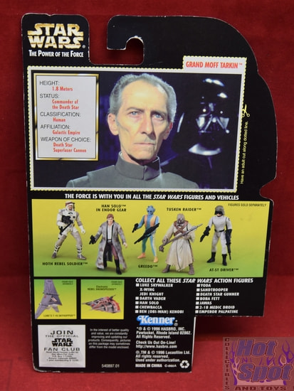 POTF Grand Moff Tarkin #3 Card Backer