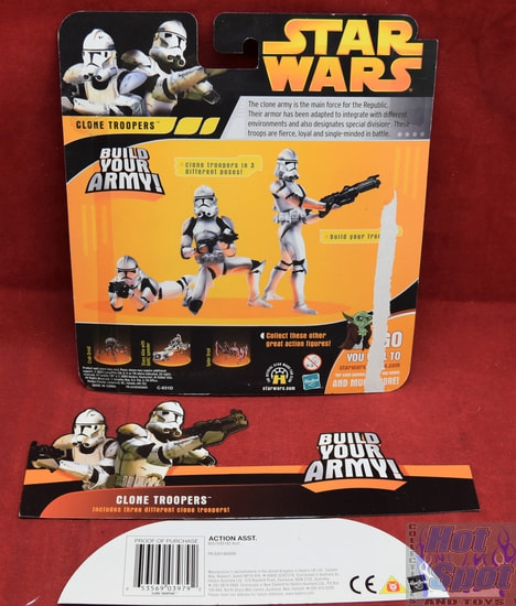 ROTS Clone Troopers 3 Pack Card Backer