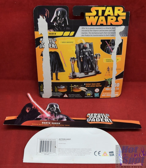 ROTS Darth Vader Rebuild Pack Card Backer