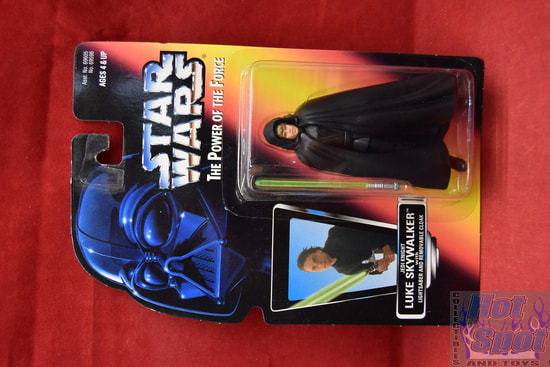 Red Card Jedi Knight Luke Skywalker w/ Lightsaber and Removable Cloak (Black Vest)