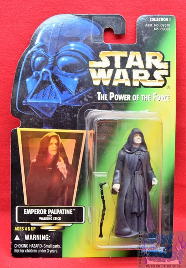 Green Card Emperor Palpatine with Walking Stick (Holo Sticker)