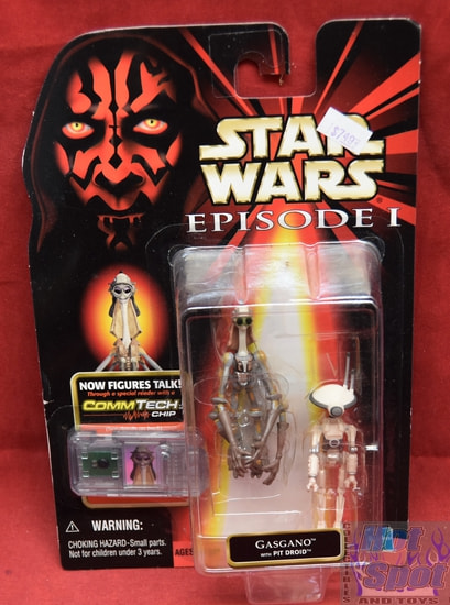 EP 1 CommTech Gasgano with Pit Droid Action Figure