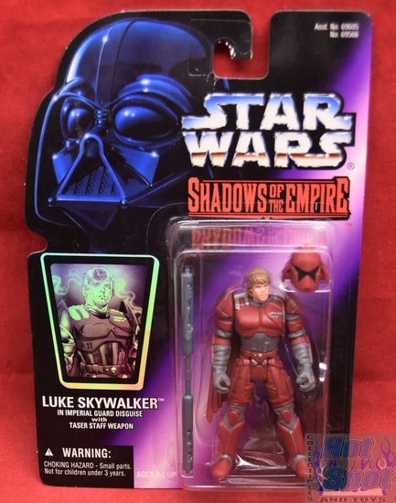 Shadows of the Empire Luke Skywalker in Imperial Guard Disguise Figure