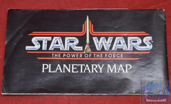 Star Wars Power of the Force Planetary Map booklet Endor