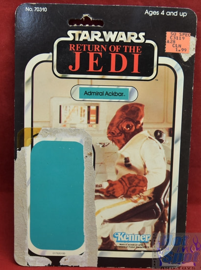 ROTJ Admiral Ackbar 65 Back cardbacker