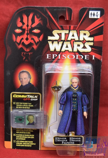 EP 1 CommTalk Chip Palpatine Action Figure