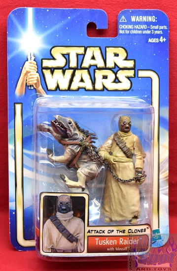 Attack of the Clones Tusken Raider w/ Massiff Figure