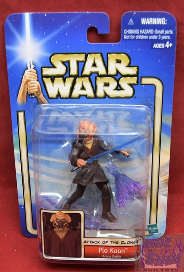 Attack of the Clones Plo Koon Arena Battle Figure