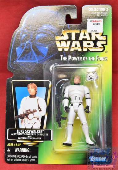 Green Card Luke Skywalker in Stormtrooper Disguise