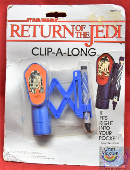 Return of the Jedi Clip-A-Long R2-D2 Compass