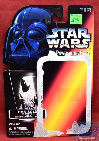 POTF Han Solo in Carbonite Card Backer