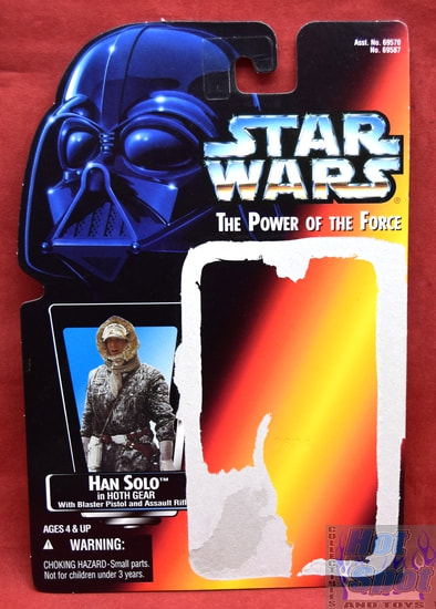POTF Han Solo Hoth Gear Card Backer