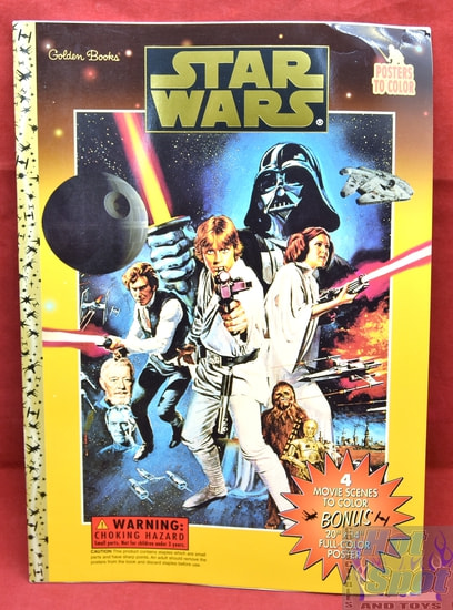 Star Wars Golden Books 'Posters to Color' Book