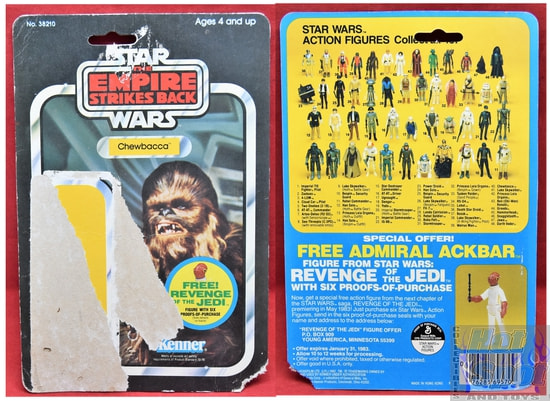 Chewbacca Kenner Card Backer