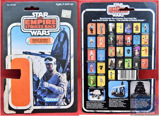 Rebel Soldier Hoth Battle Gear Kenner Card Backer