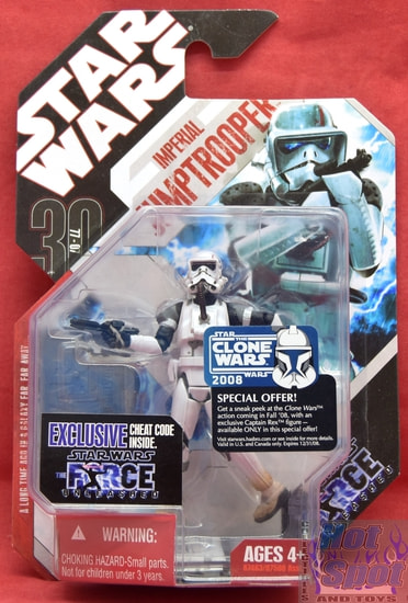 TAC 30th Force Unleashed Exclusive Imperial Jumptrooper Figure