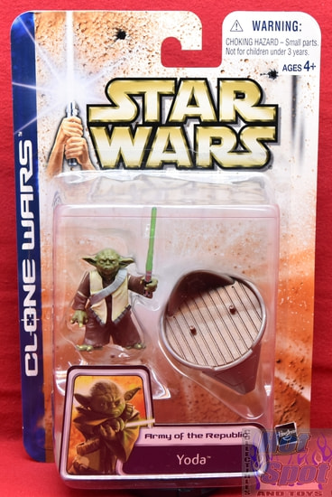 Clone Wars Yoda Army of the Republic Figure