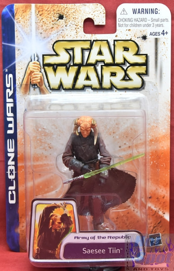 Clone Wars Army of the Republic Saesee Tiin Figure