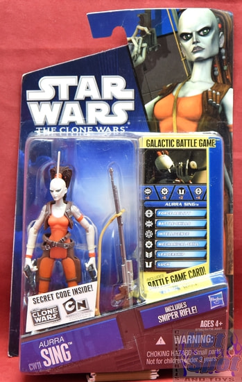 The Clone Wars 2010 Aurra Sing CW11 Figure