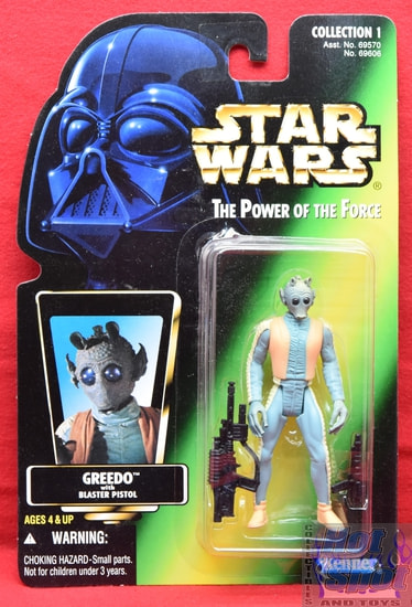 Green Card Greedo Figure