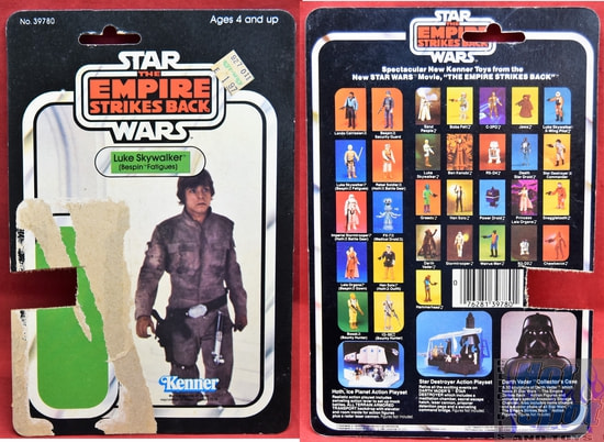 Luke Skywalker Bespin Kenner Card Backer