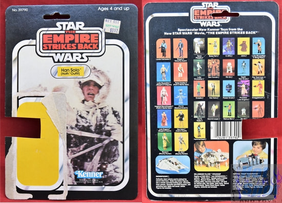 Han Solo Hoth Kenner Card Backer
