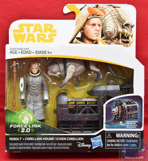 Force Link 2.0 Rebolt & Corellian Hound Figure 2pack