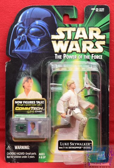 POTF2 CommTech Luke Skywalker Figure