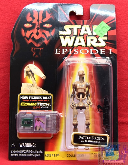 EP 1 CommTech Battle Droid w/ Blaster Figure