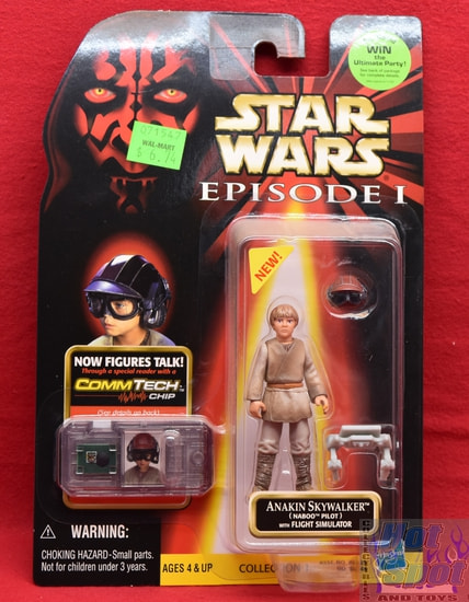 EP 1 CommTech Anakin Skywalker Naboo Pilot Figure