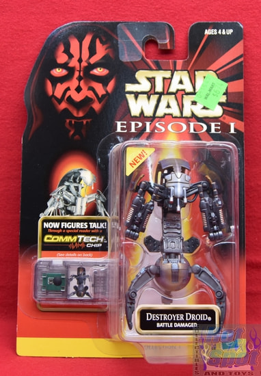 EP 1 CommTech Destroyer Droid Battle Damaged Figure