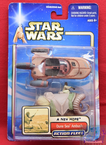 2002 A New Hope Dune Sea Ambush Carded Action Fleet Set