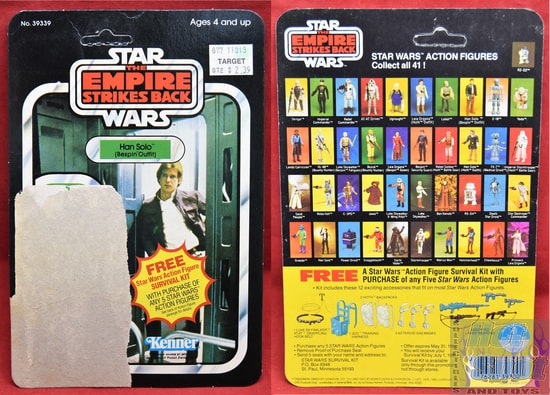 Han Solo Bespin Kenner Card Backer