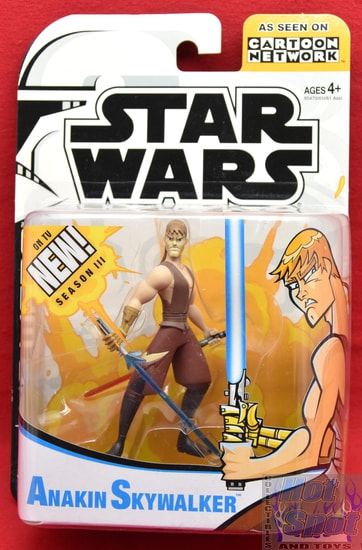 CN Clone Wars Animated Anakin Skywalker S3 Figure