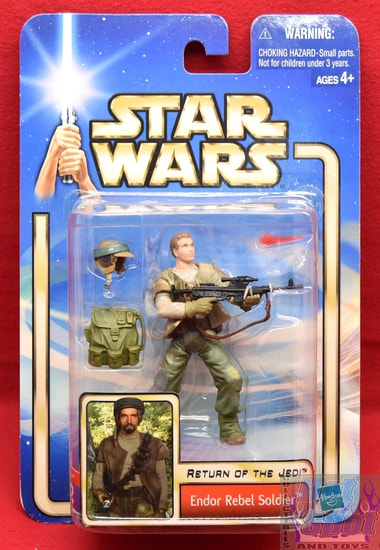 Return of the Jedi Endor Rebel Soldier Light Hair Figure