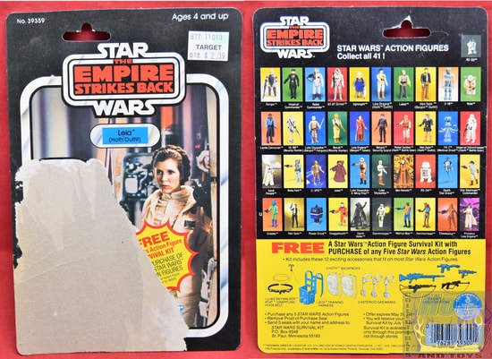 Leia Hoth Kenner Card Backer