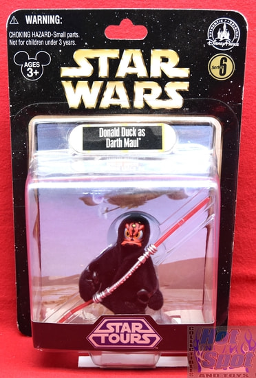 Star Tours Donald Duck as Darth Maul Exclusive Figure