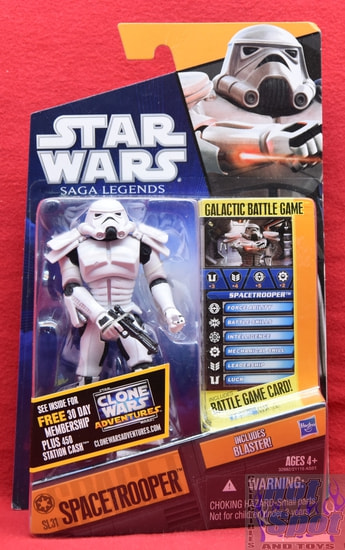 The Clone Wars Saga Legends Spacetrooper Figure SL31