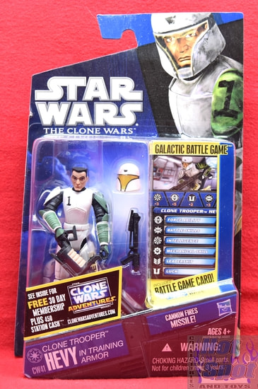 The Clone Wars Clone Trooper Hevy (Training) Figure CW41